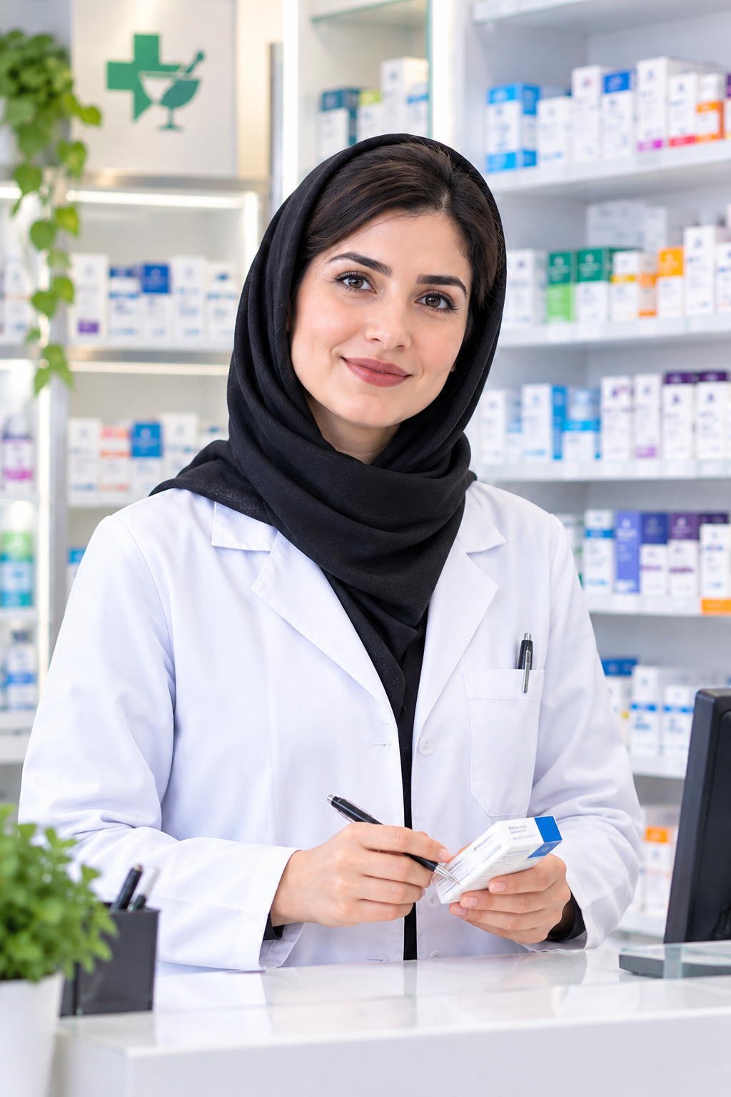 دکتر امینی، داروساز و مسئول فنی داروخانه
